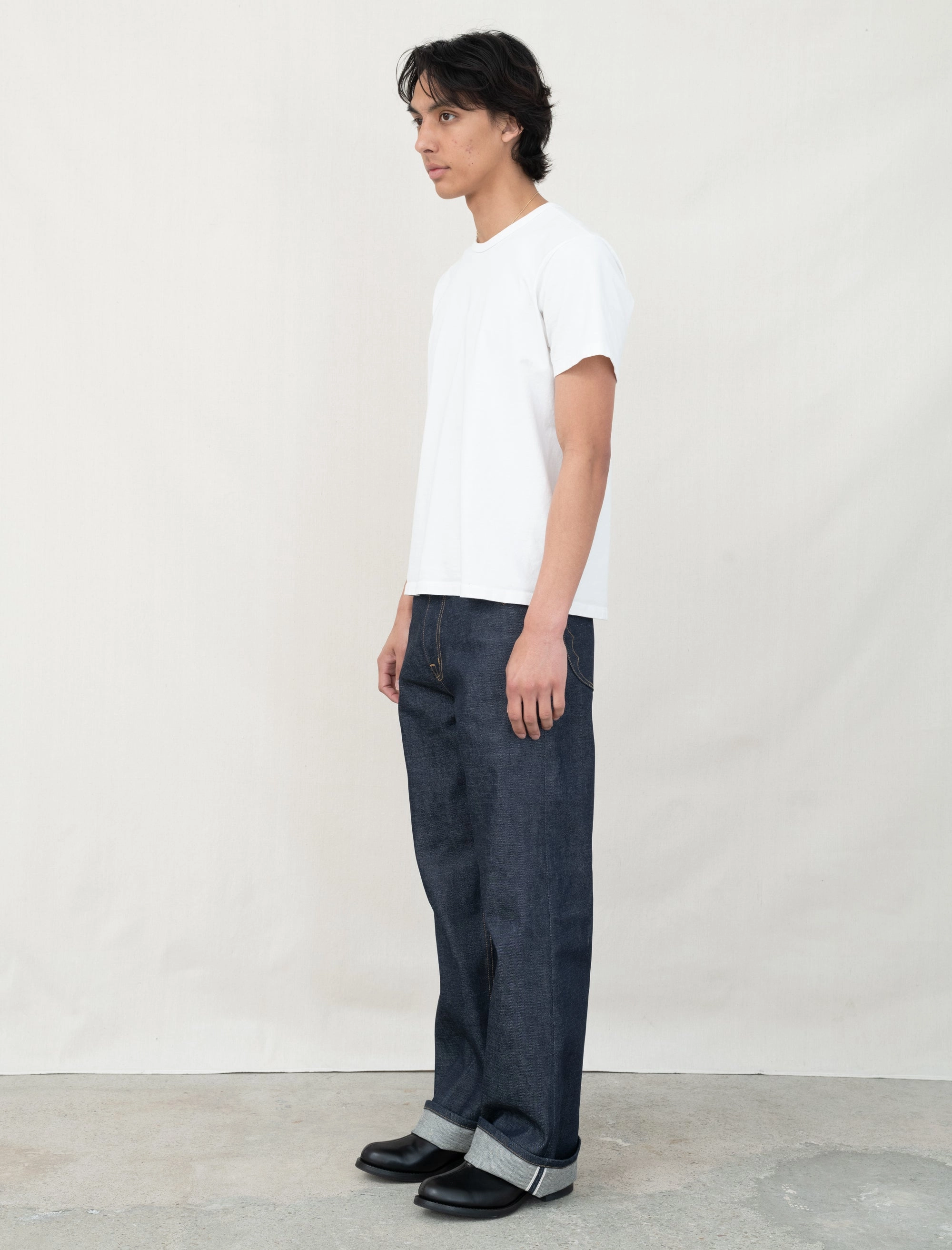 Type 00 15oz Selvedge Denim (Indigo) StainResistantCoating