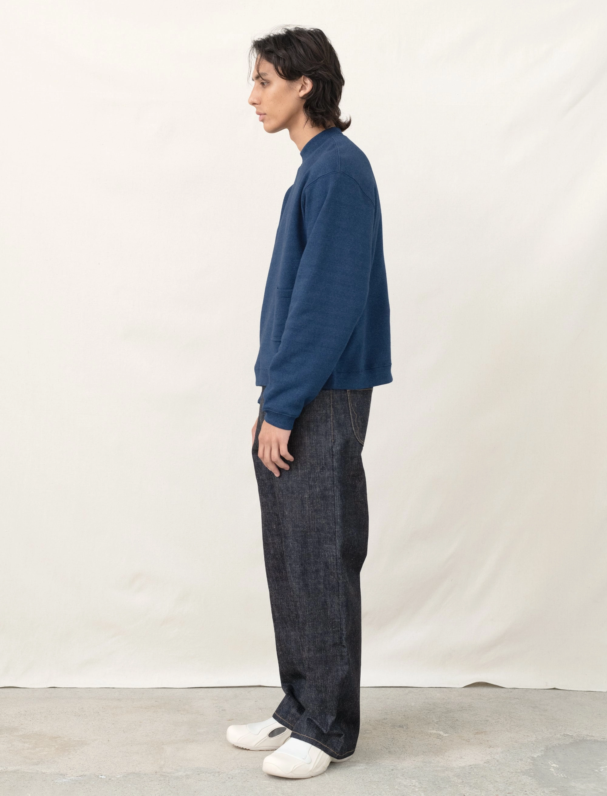 Type 00 Selvedge Denim 15.5oz (Indigo) Bold Design