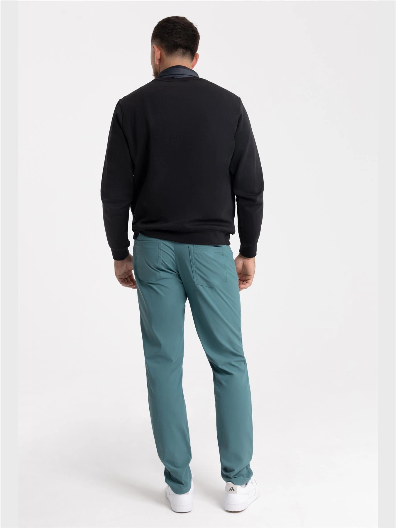 Ultimate365 5-Pocket Trousers Preloved Teal Flexible Knees