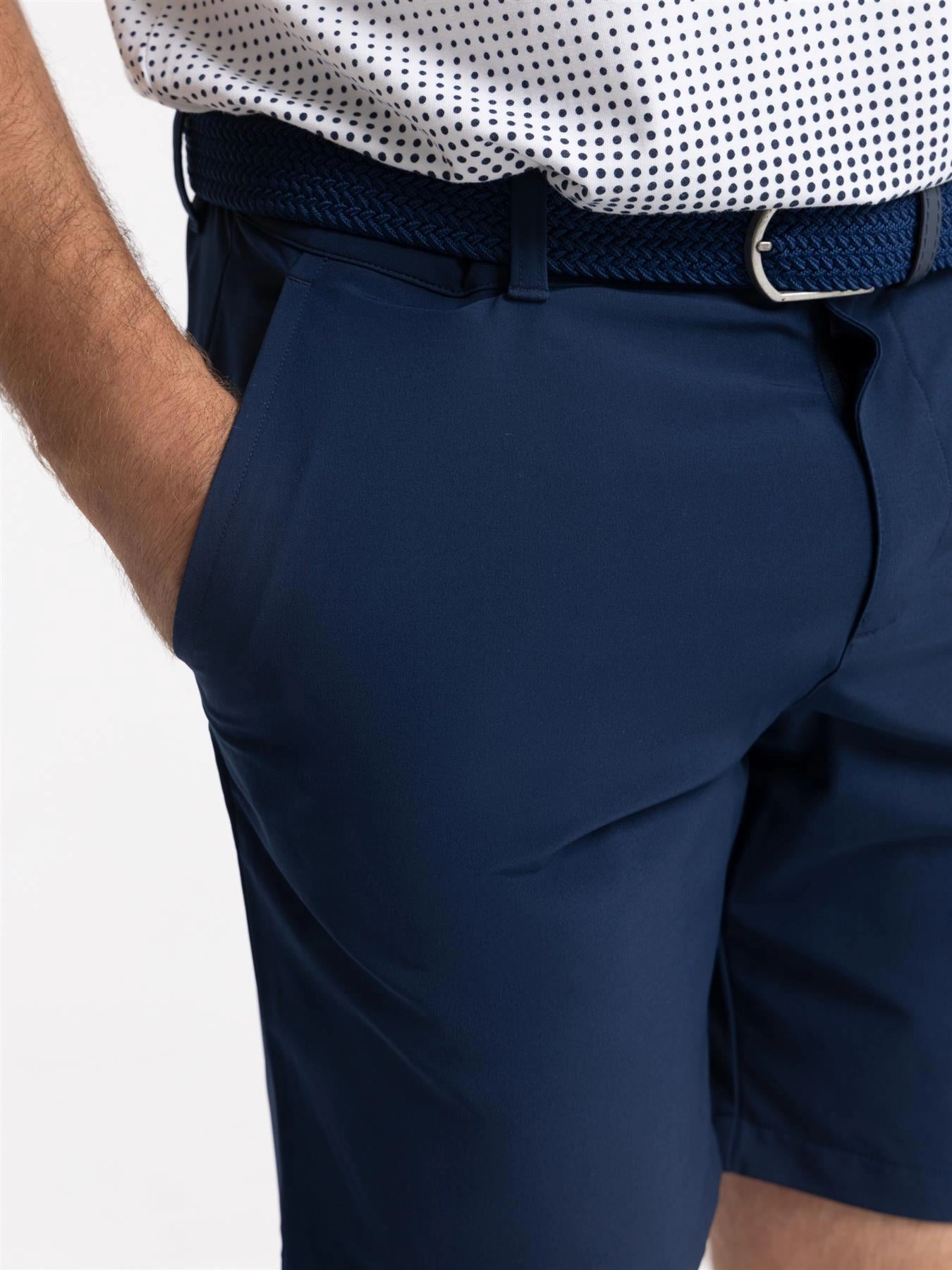 Ultimate365 8.5 Inch Golf Shorts Navy RollUpFasten cycling outfit