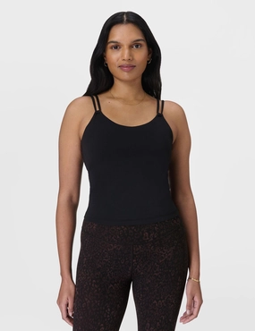 Ultimate Studio Strappy Vest - Black Flex Fit Armholes