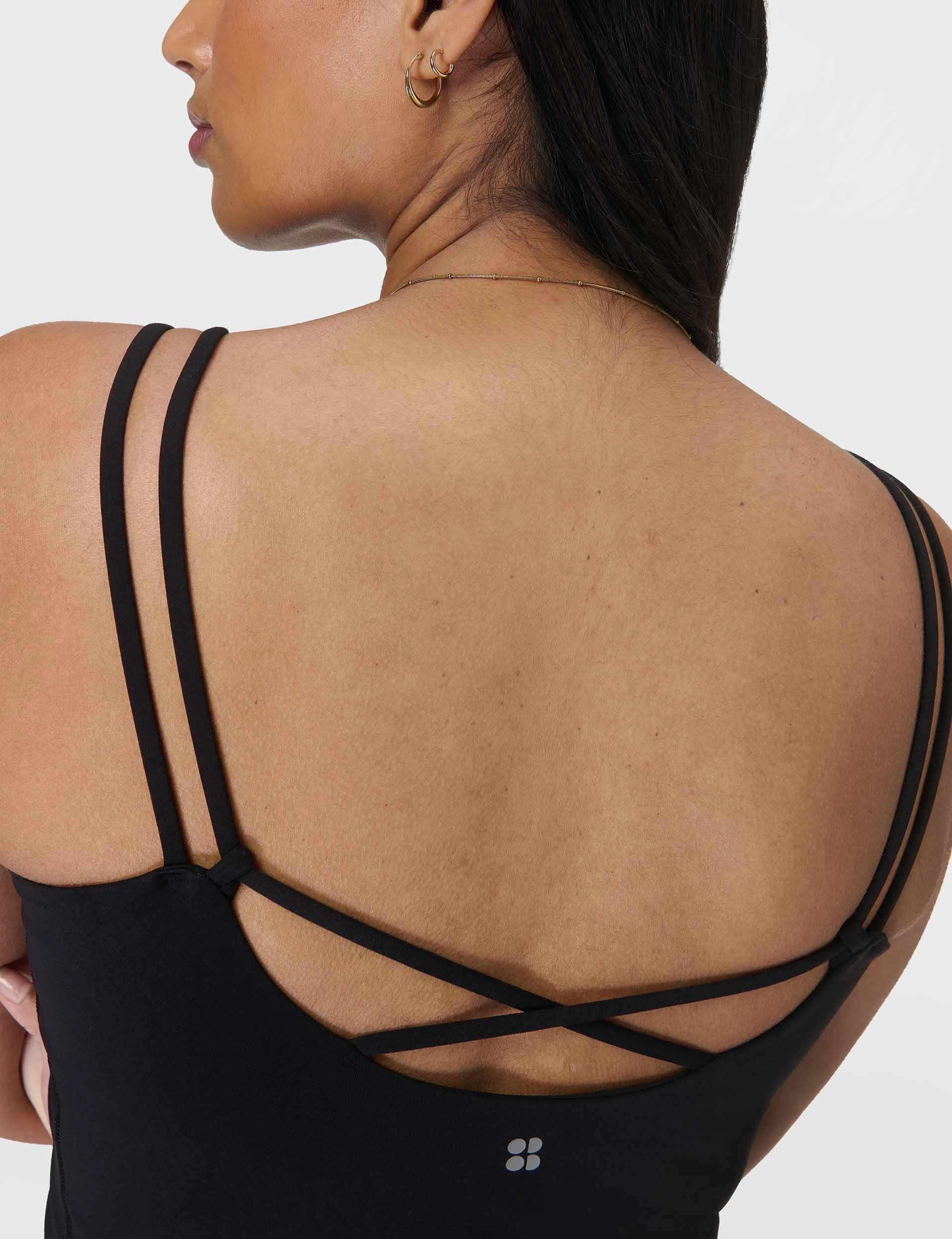 Temperature Regulating large - size wheels Ultimate Studio Strappy Vest - Black