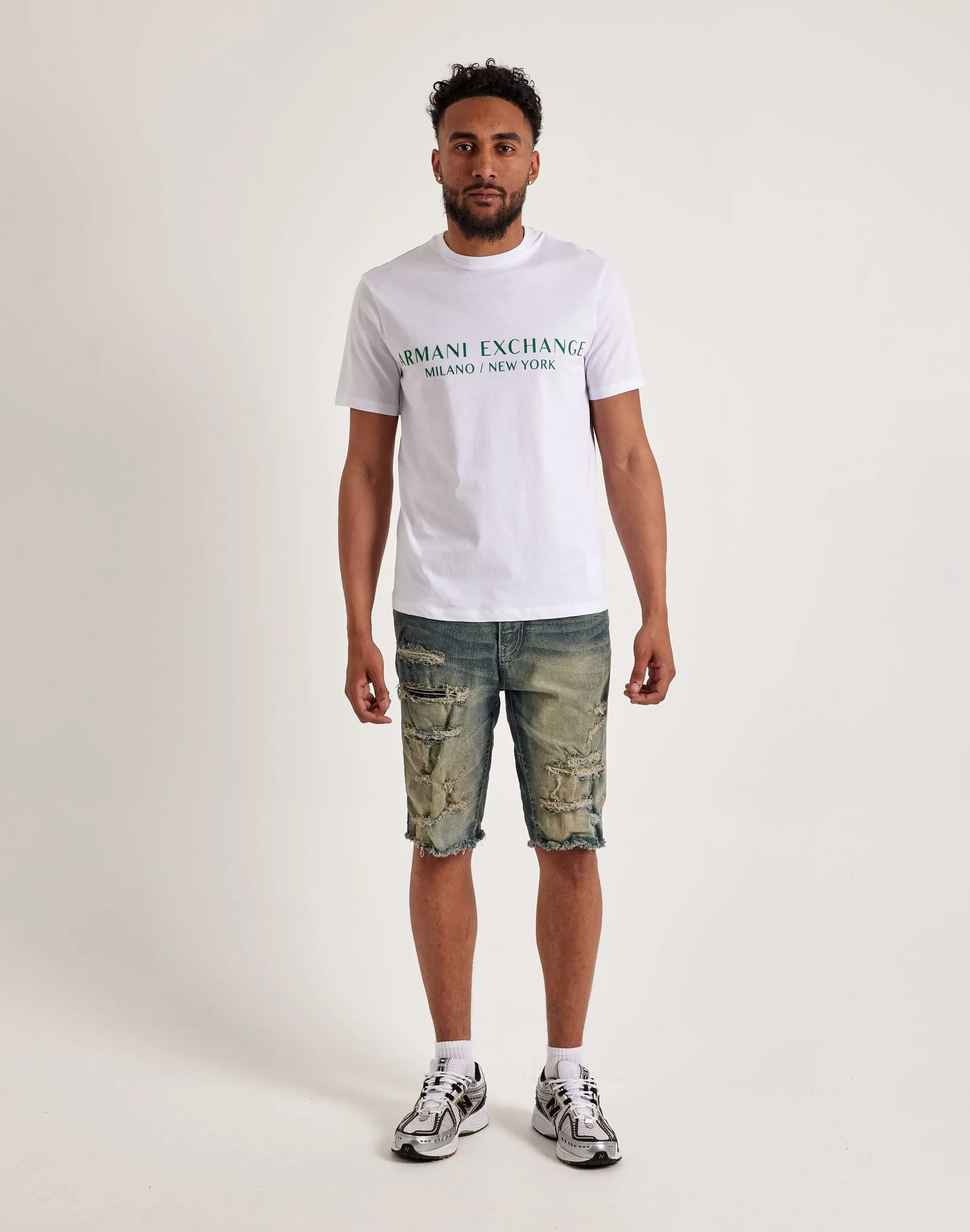 Tight Core ThermalRegulation Armani Exchange Milano Logo Tee