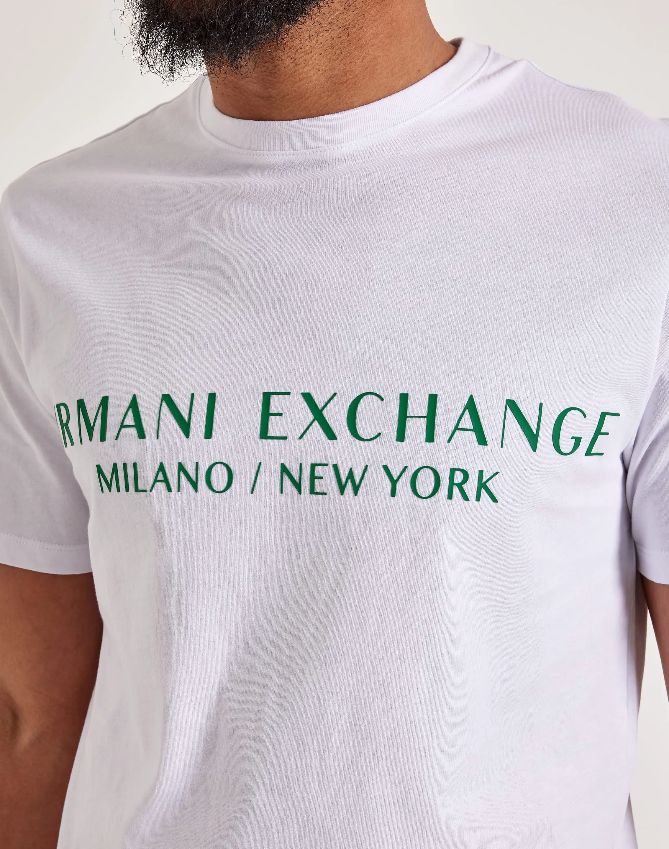 Armani Exchange Milano Logo Tee LightweightDesign Parisian Chic