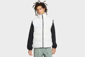Nike ACG Therma-FIT ADV "Airora" Vest (White/Black) HiddenZipperClosure