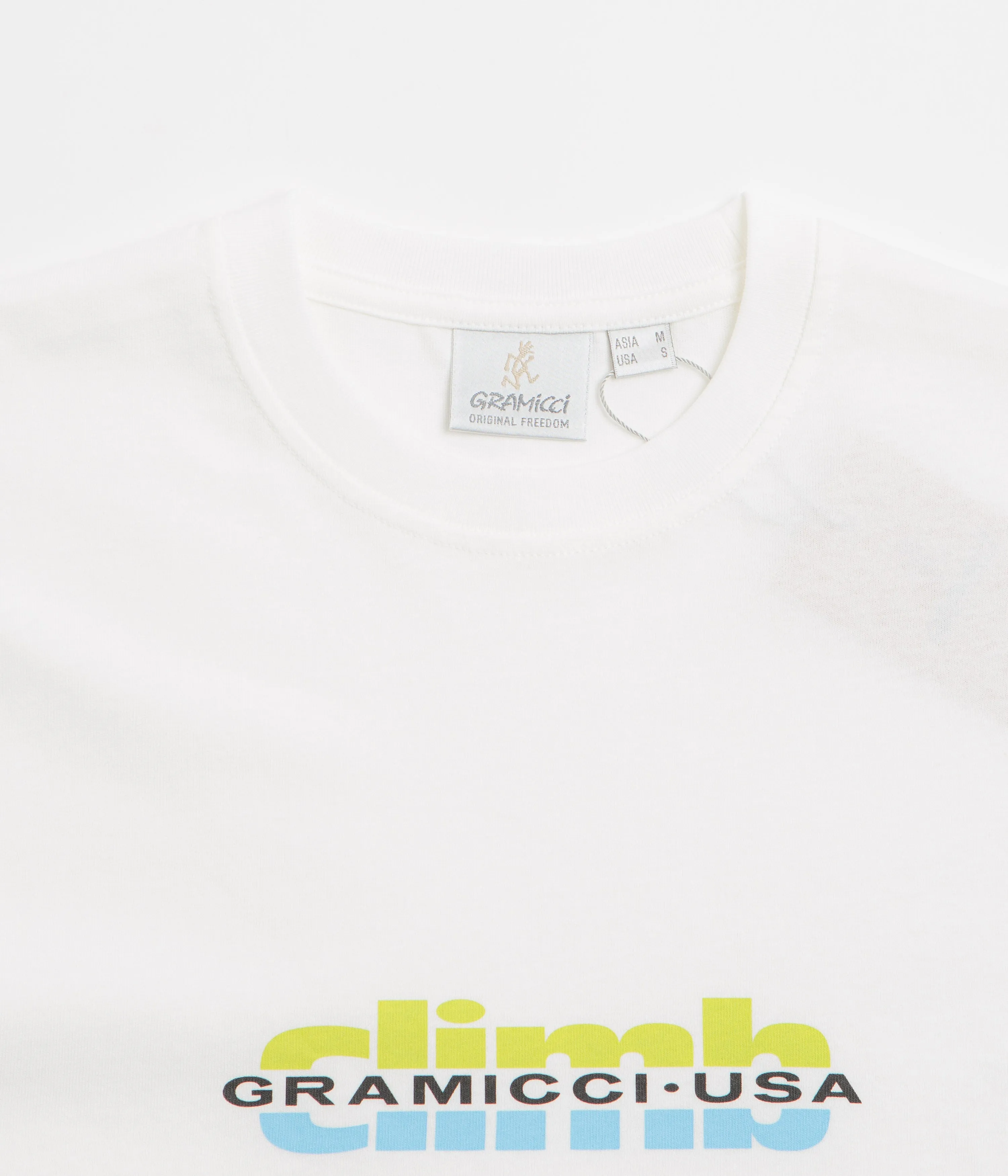 Gramicci Climb T-Shirt - White ruching mass-produced