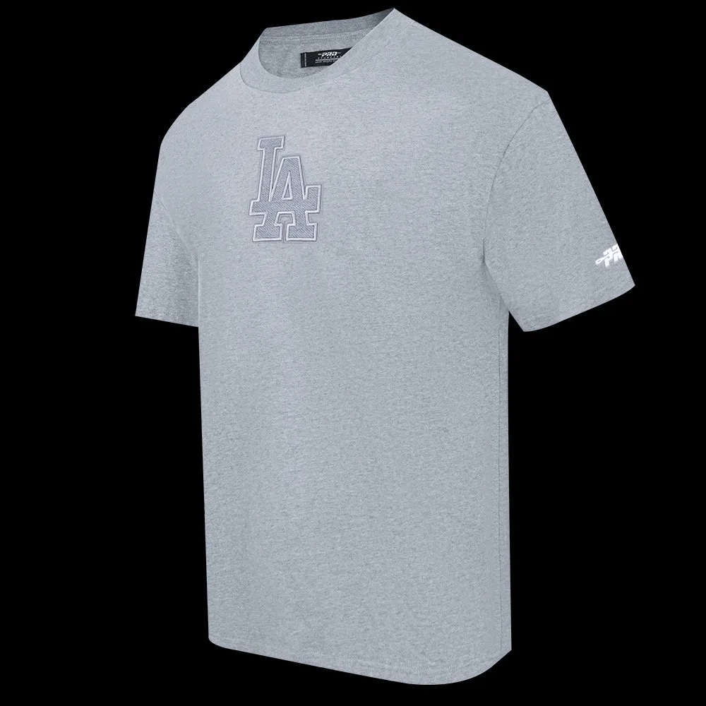 Aerated Seam Placement Firm Leather Dodgers Reverse French Terry Tee - Mens