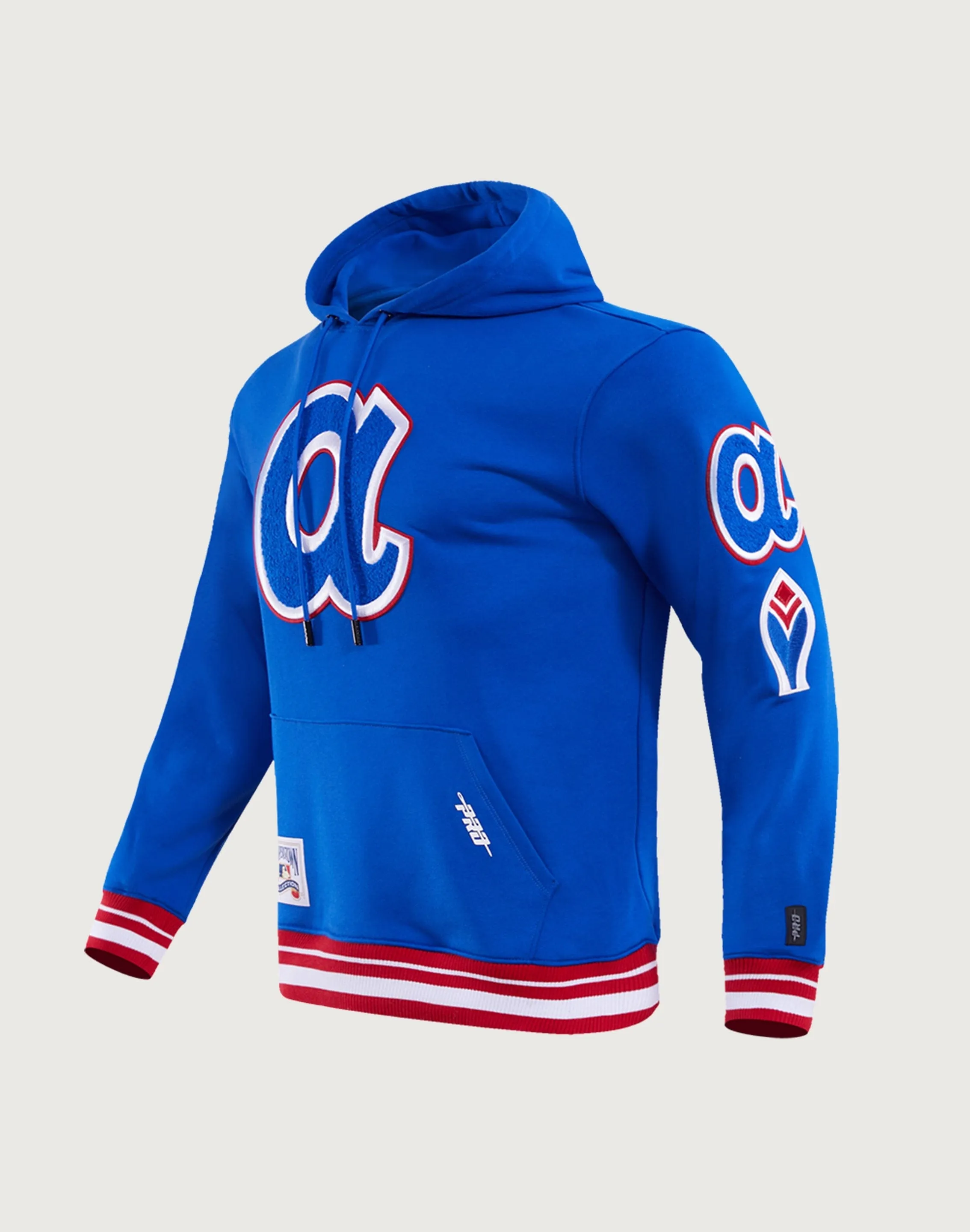 Recycled Polyester NonChafe Pro Standard MLB Atlanta Braves Retro Classic Hoodie