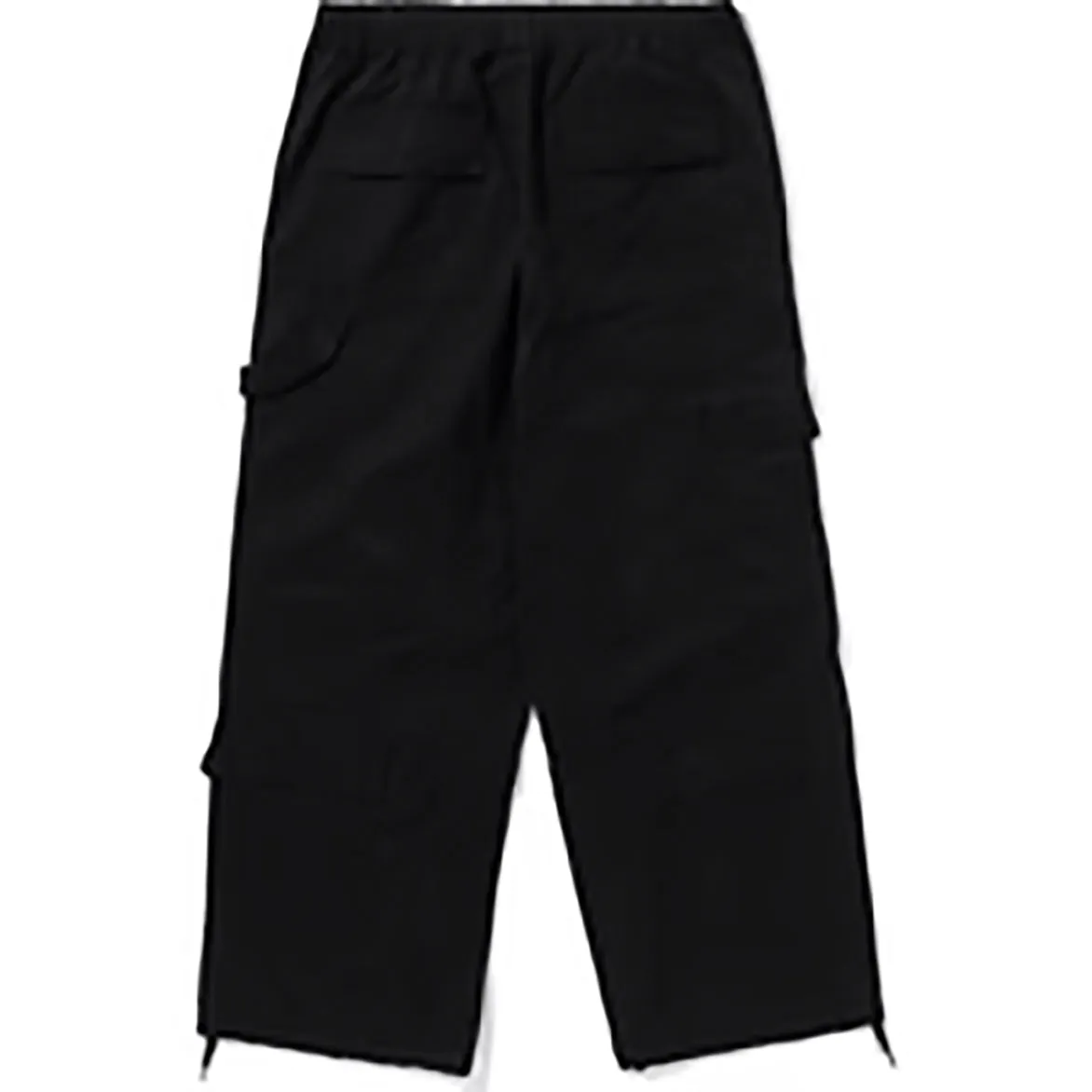 USED RELAXED FIT CARGO PANTS - BLACK SustainableBlend SlipResistantHem