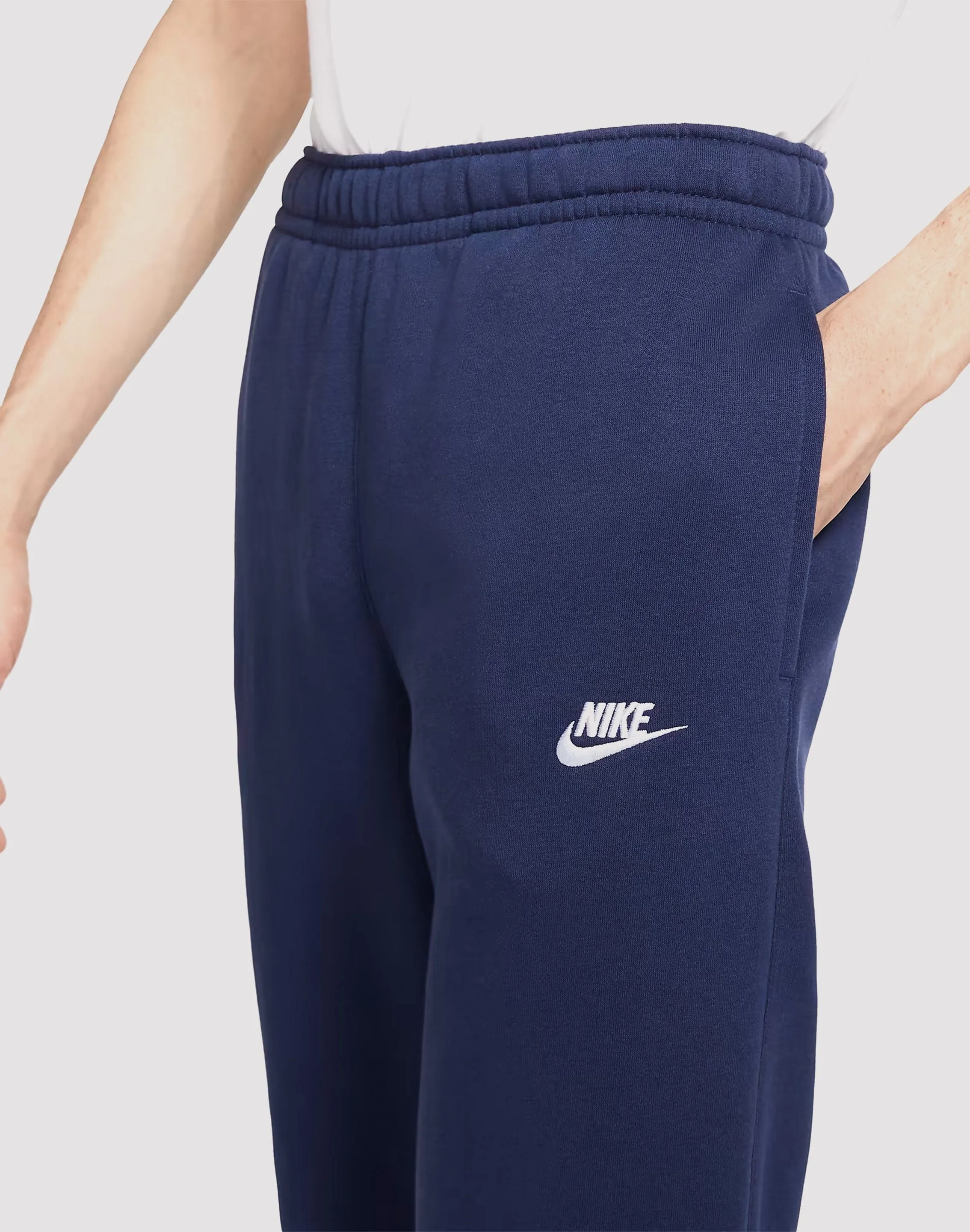 Nike Club Fleece Open Hem Sweatpants AdjustableStraps