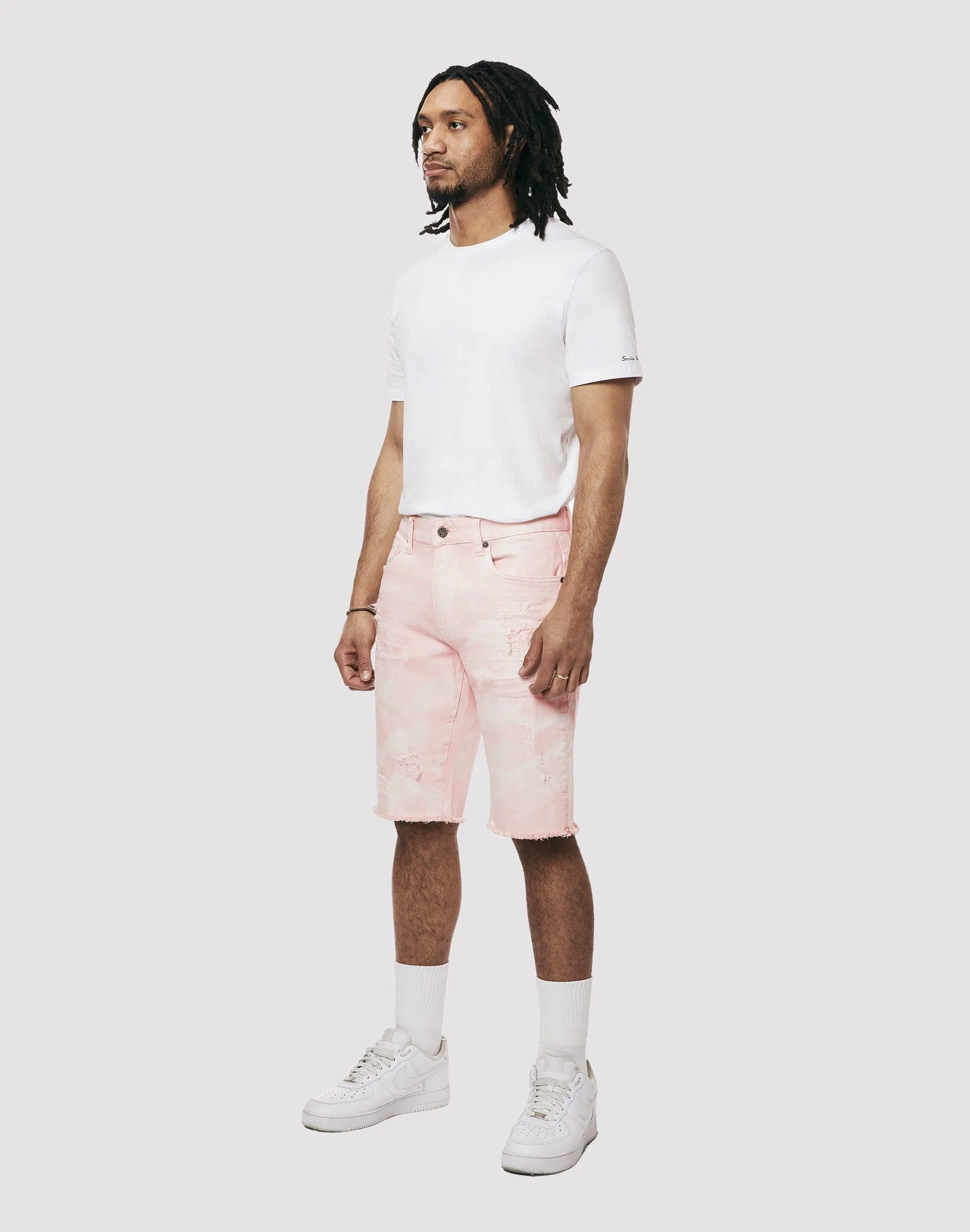 AntiSlip Grip London Edge Grindhouse Rip N Tear Denim Shorts