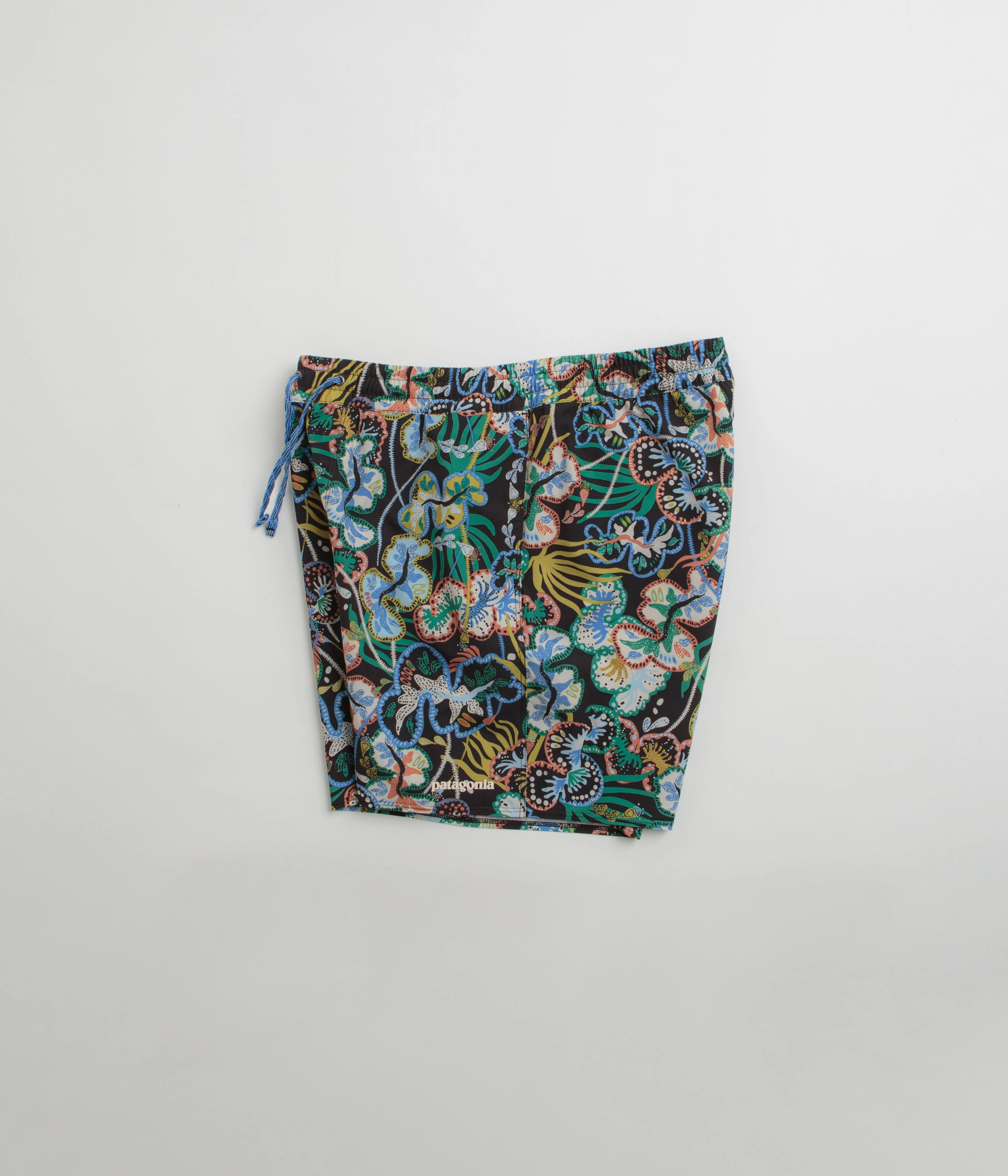 Patagonia Hydropeak Volley 16" Shorts - Undersea: Black Seam Free Construction beachy vibe