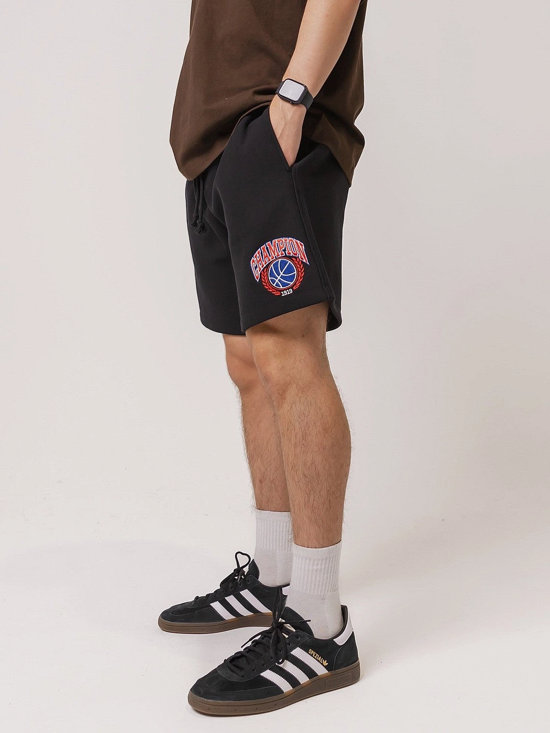 outdoor concert style Reverse Weave Field Basketball Shorts