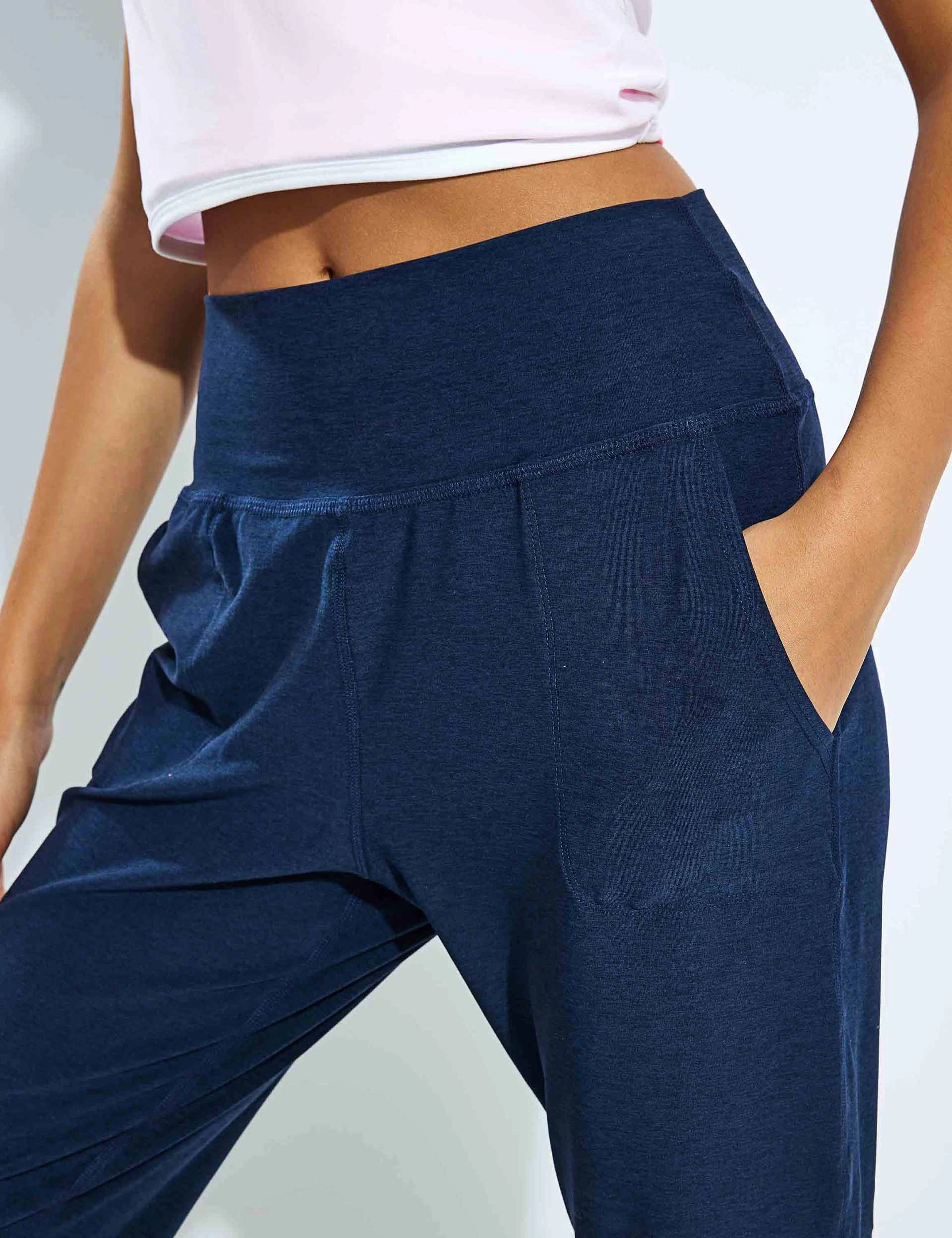 High DurabilitySeams Spacedye Midi Jogger - Nocturnal Navy