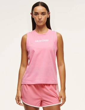 Impact - resistant Standard - compliant Shuffle Tank - Pink Lemonade