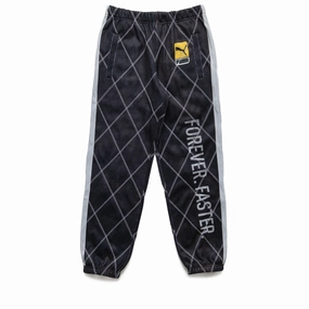 Quick Release Hem Adjusters Tear ResistantWeave A$AP Rocky x Puma Distressed Sweatpants - Black