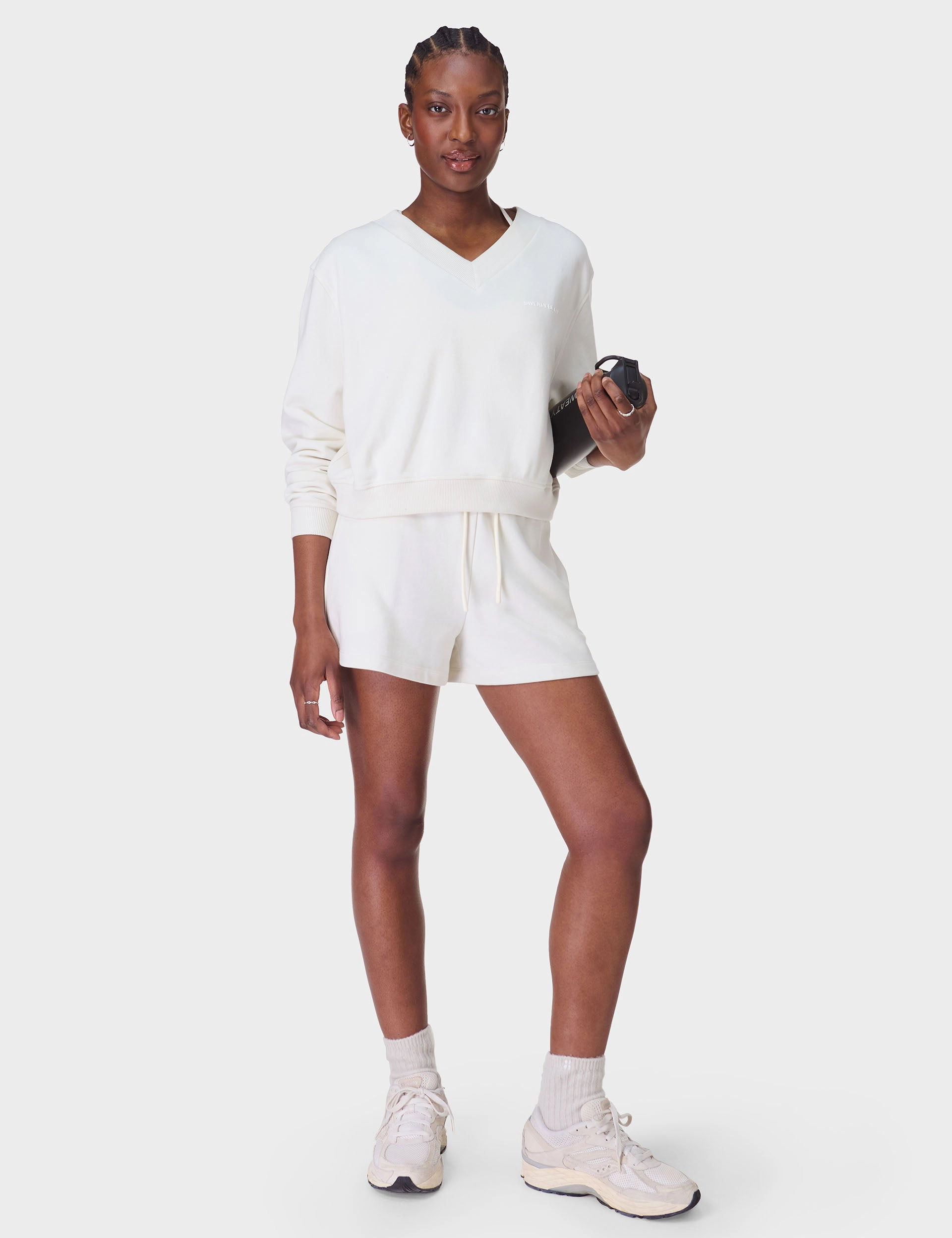 Revive Boxy Short - Lily White Comfortable clothing