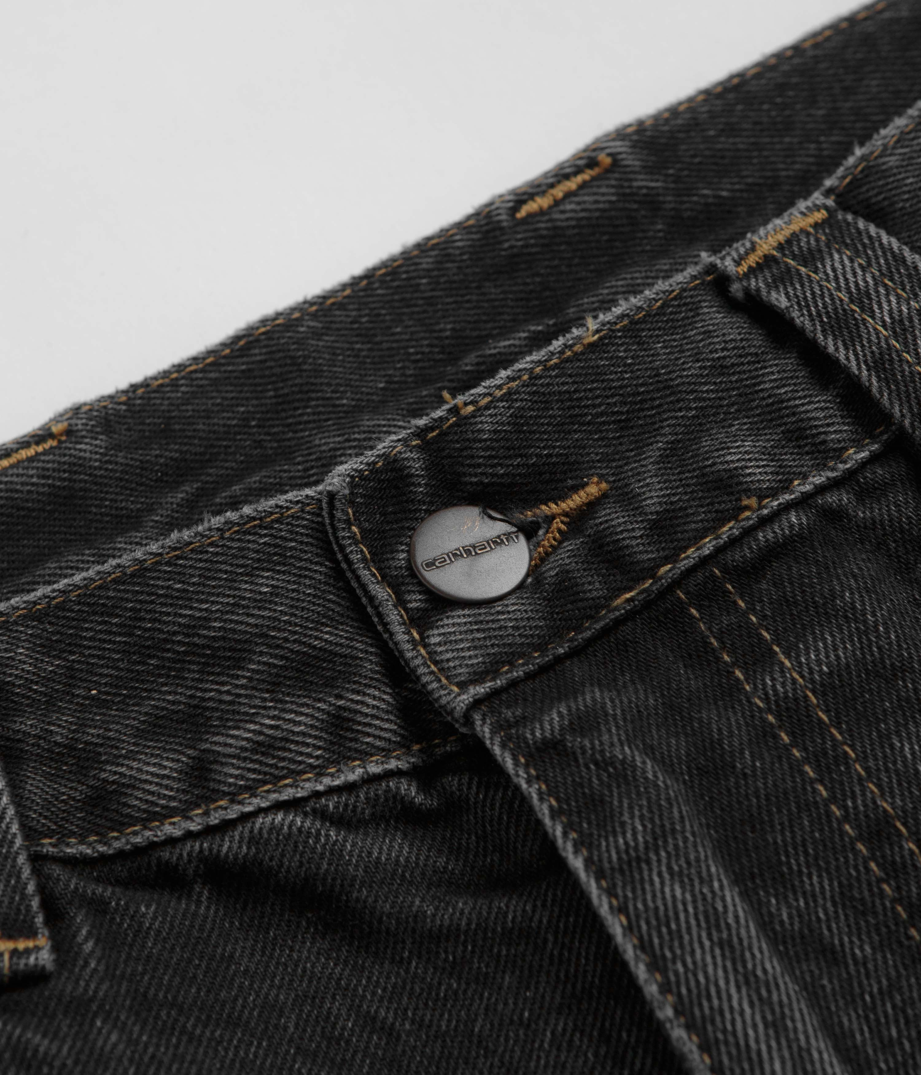 soccer shorts Sporty Casual Carhartt Brandon Shorts - Black Stone Wash