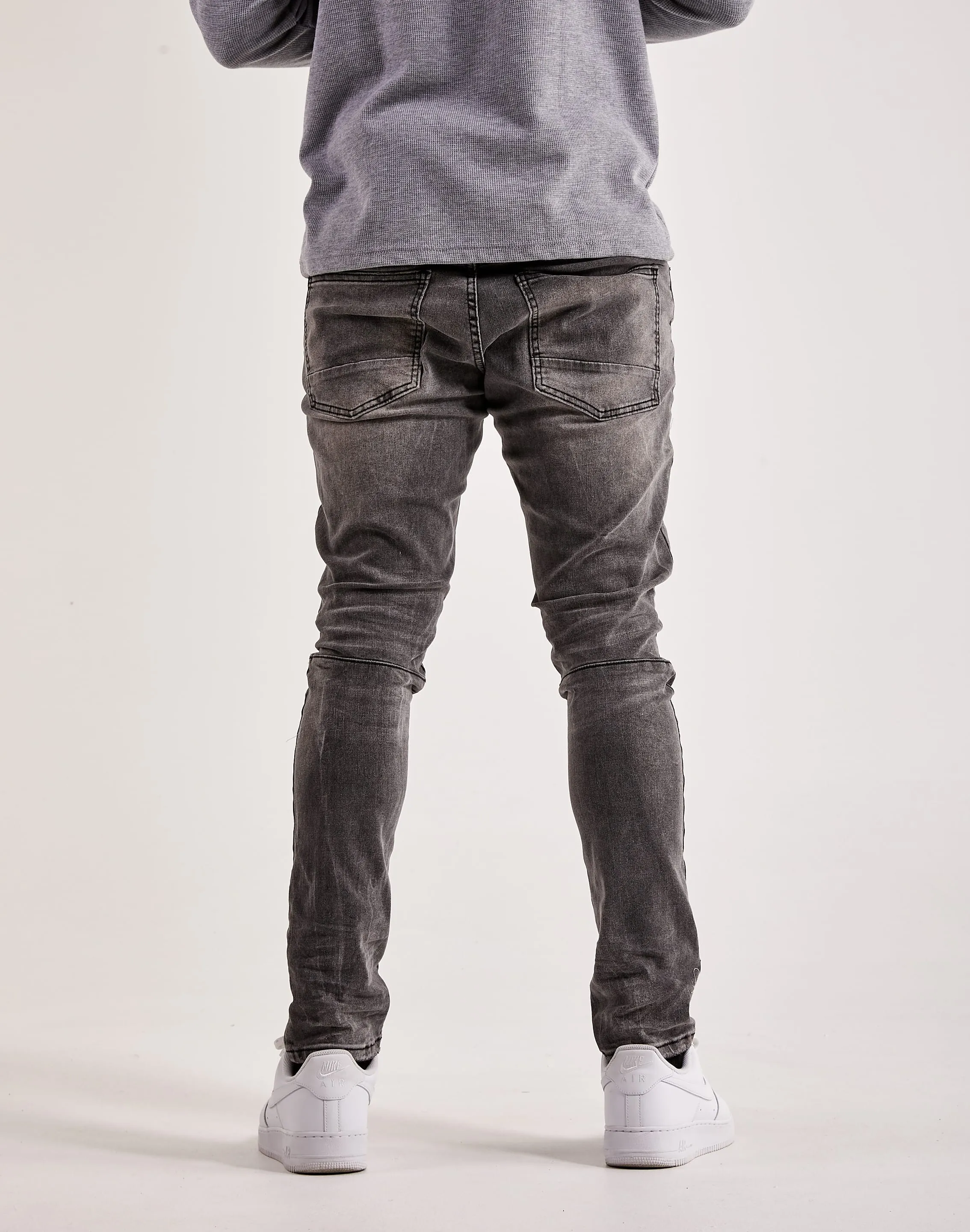 SmoothEdgeTrim Dance Light Smoke Rise Rip & Repair Jeans