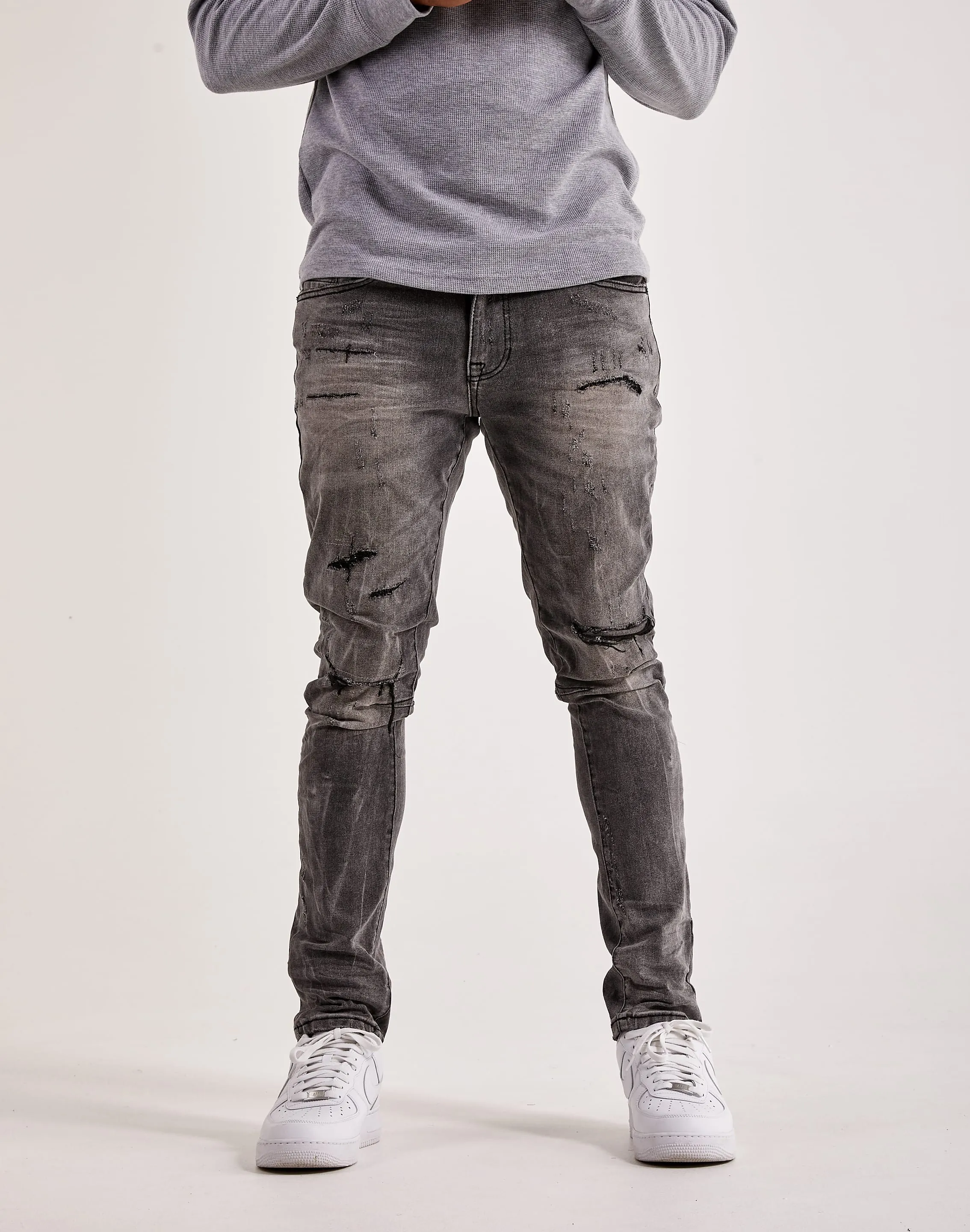 SmoothEdging Smoke Rise Rip & Repair Jeans