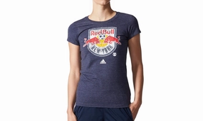 UniversalFit Red Bulls Soccer T-Shirt "Navy Heather / Red / White"
