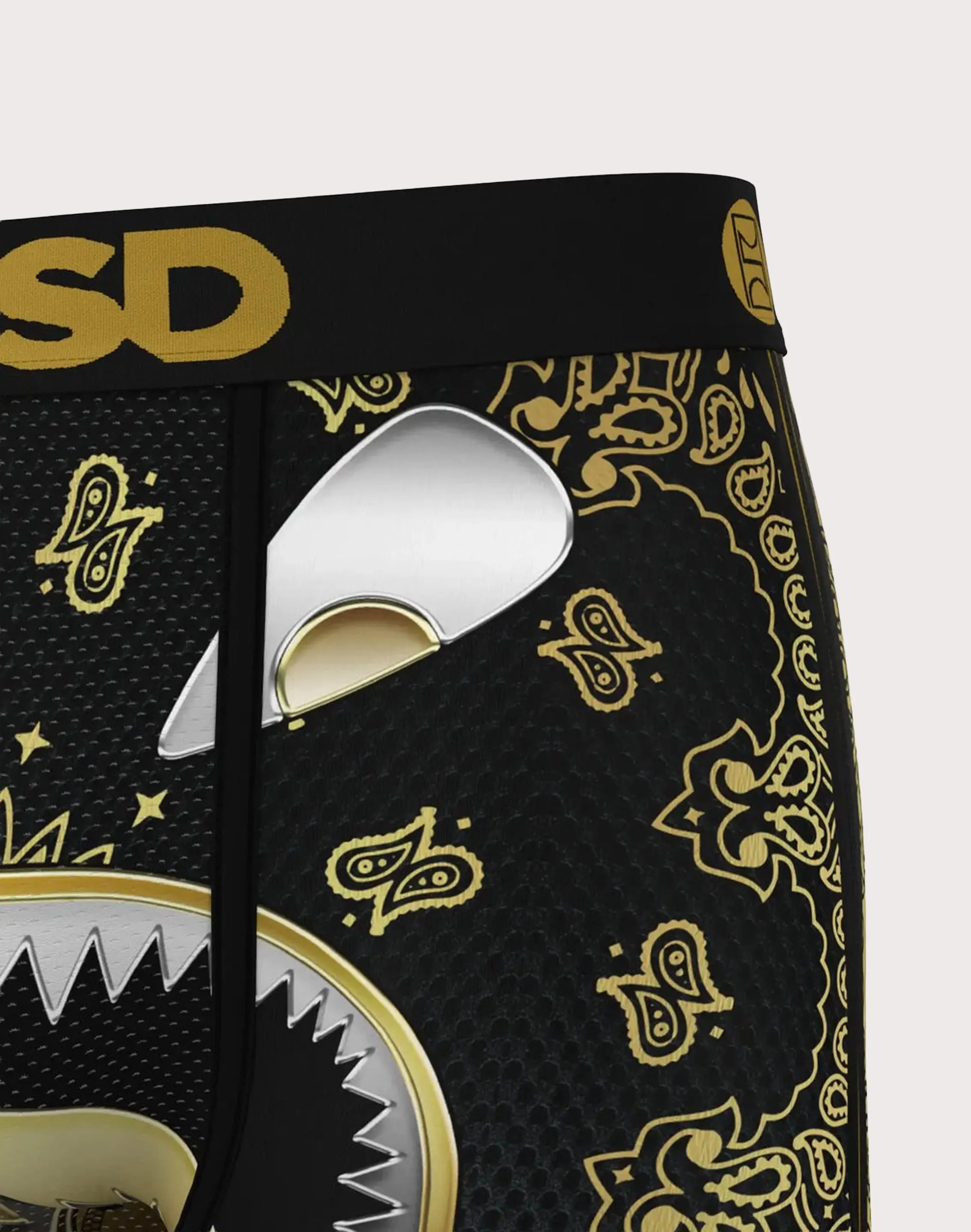 Flash Look Psd Underwear Warface Golden Boxer Briefs