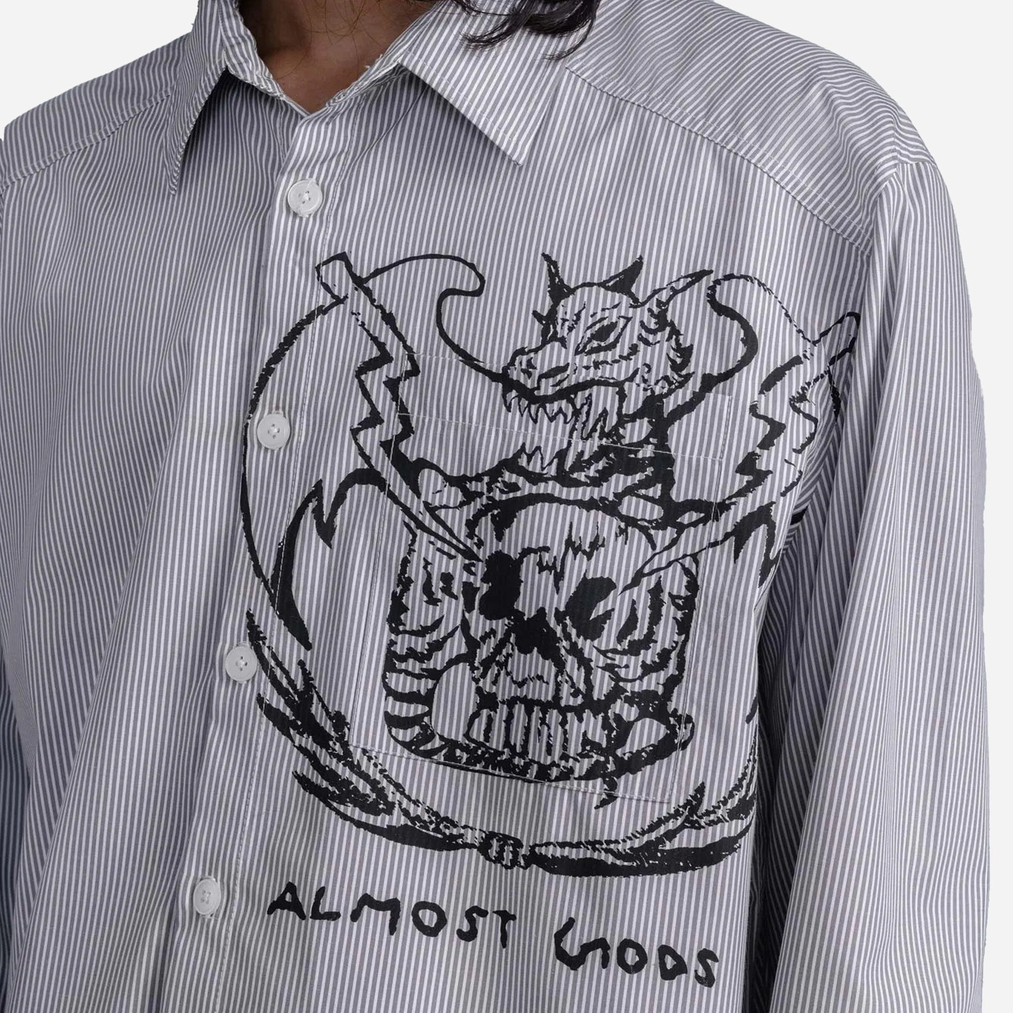 ALMOST GODS | ALMOST GODS RECON SHIRT { WHITE Club Mode