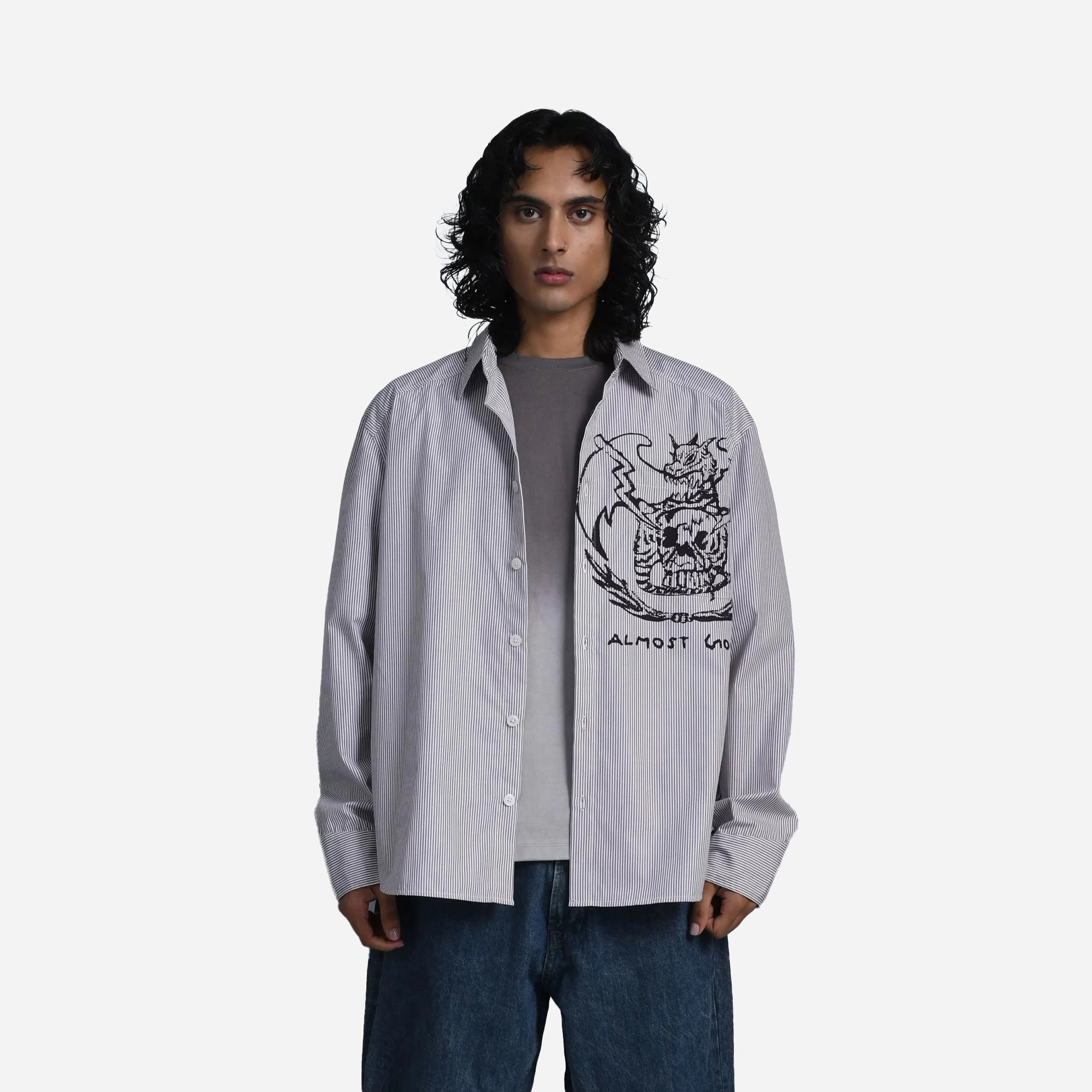 Soft Core ALMOST GODS | ALMOST GODS RECON SHIRT { WHITE