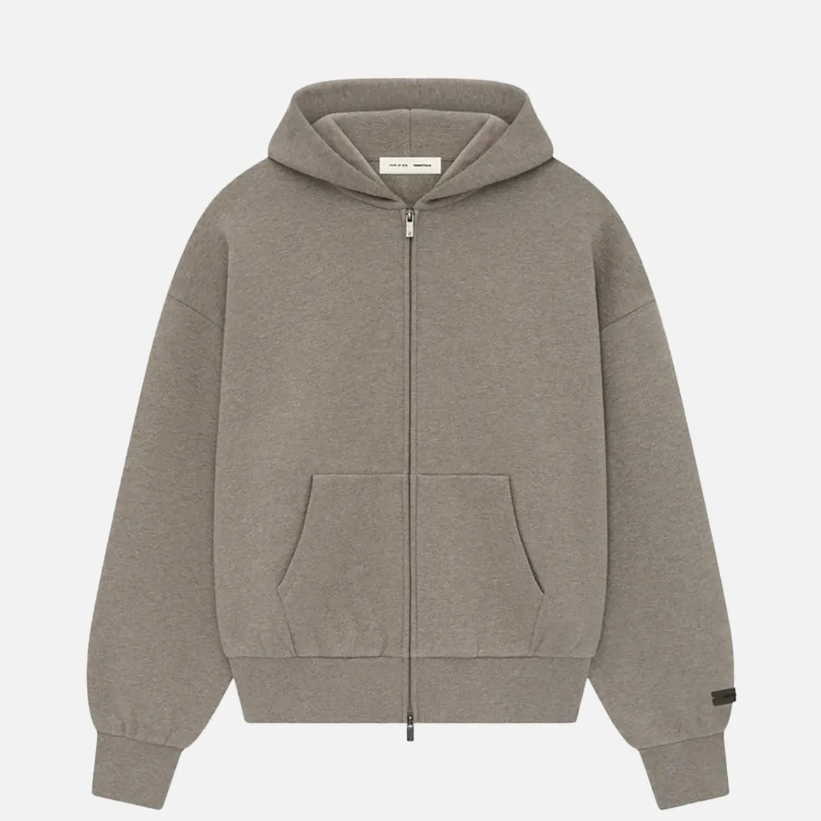ErgonomicCut Beauty Glow CLASSIC FULL ZIP UP HOODIE - HOME STEAD HEATHER