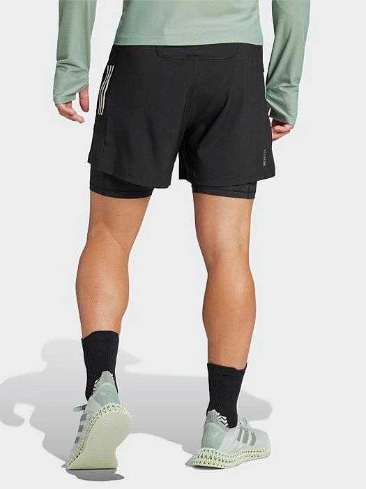 Machine-washable Static Free Finish Own The Run Climacool 2-in-1 Shorts