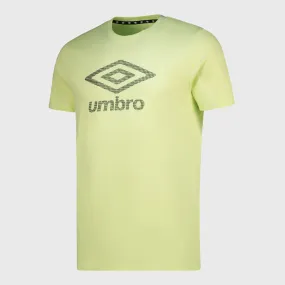 Umbro Mens Henderson 2.0 Tee Green VentilatedKnit NonBindingCollar