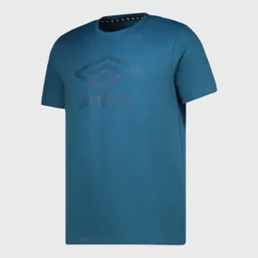 Sharp Edge Sustain Glow Umbro Mens Henderson Tee Blue