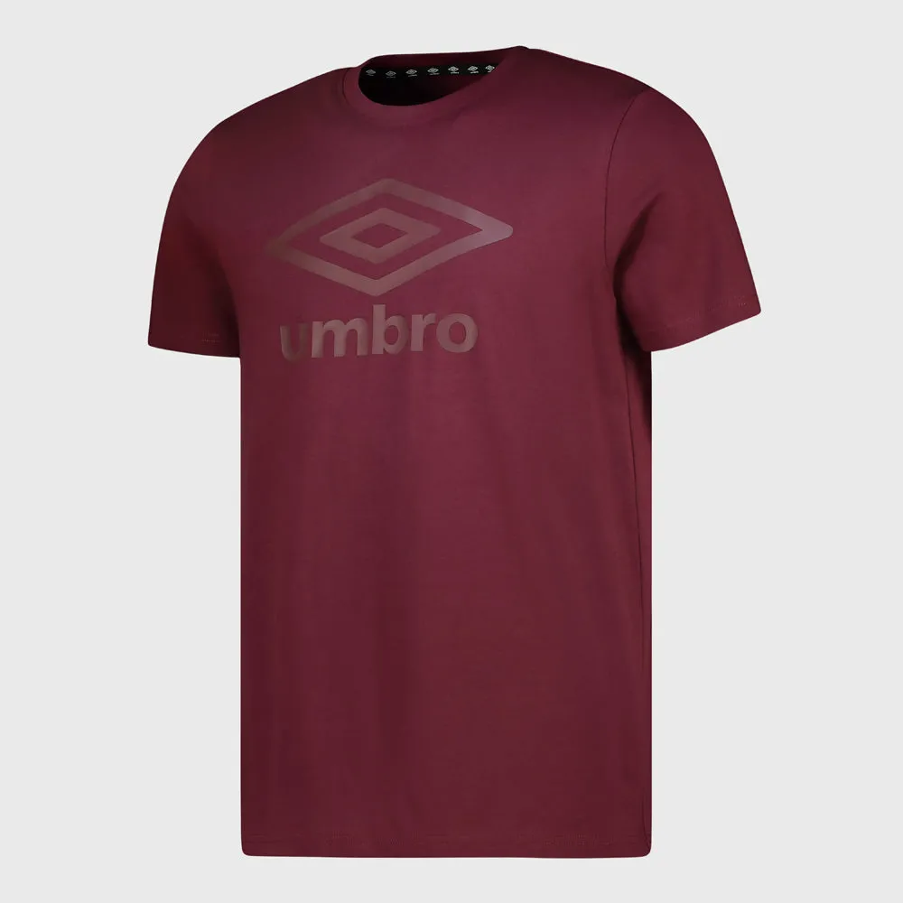 AntiPillFinish Jewel tone Umbro Mens Henderson Tee Red