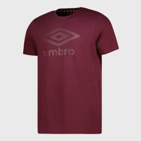 AntiPillFinish Jewel tone Umbro Mens Henderson Tee Red