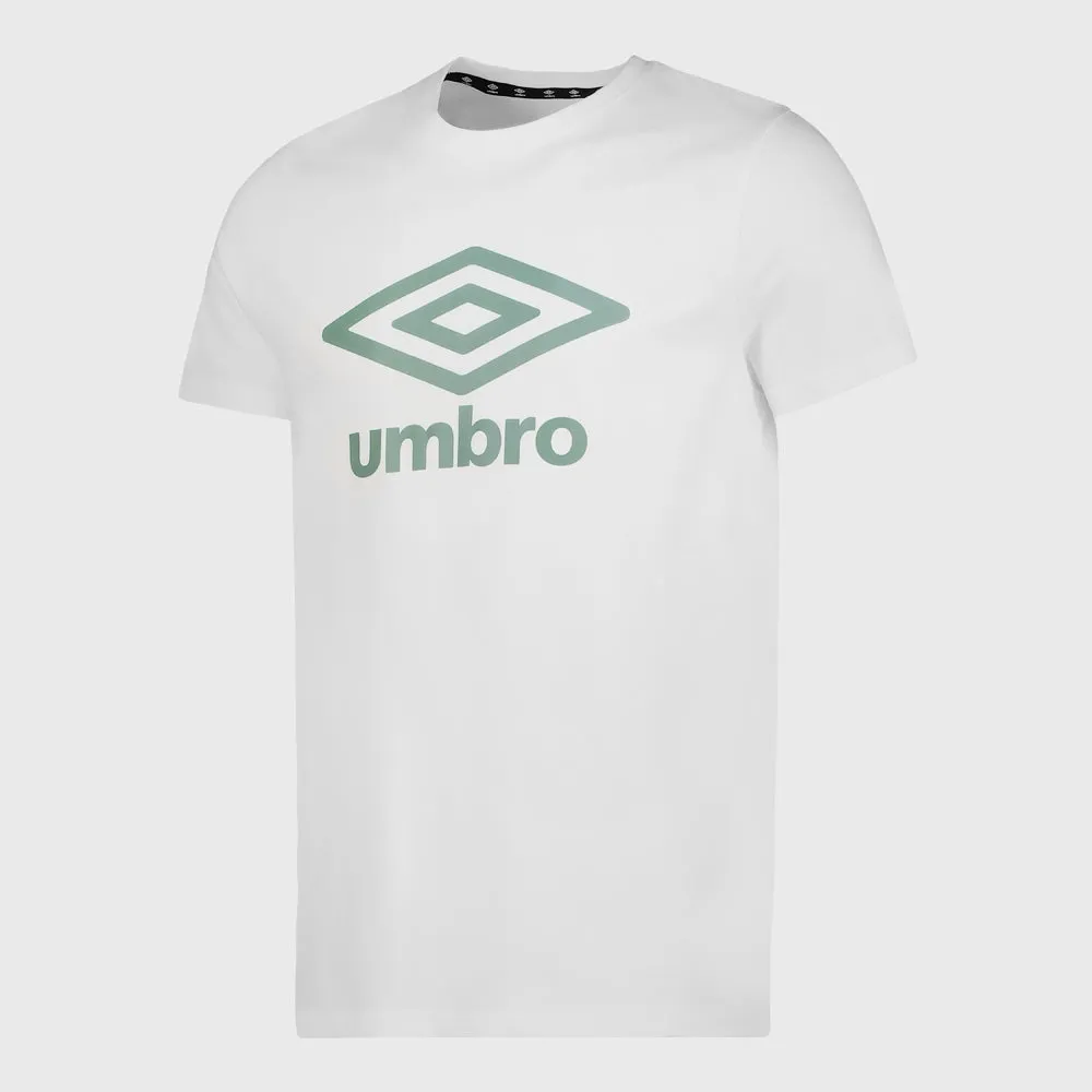 Umbro Mens Henderson Tee White Jewel tone EcoDyeProcess