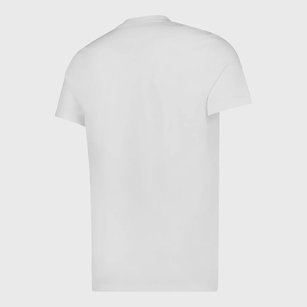 Umbro Mens Henderson Tee White Raw Linen