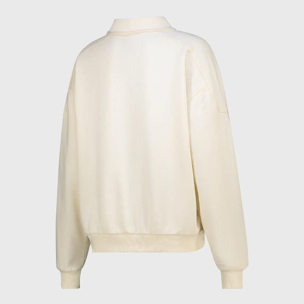 Umbro Womens Saint Crew Top Beige Creative Glow Seamless Design