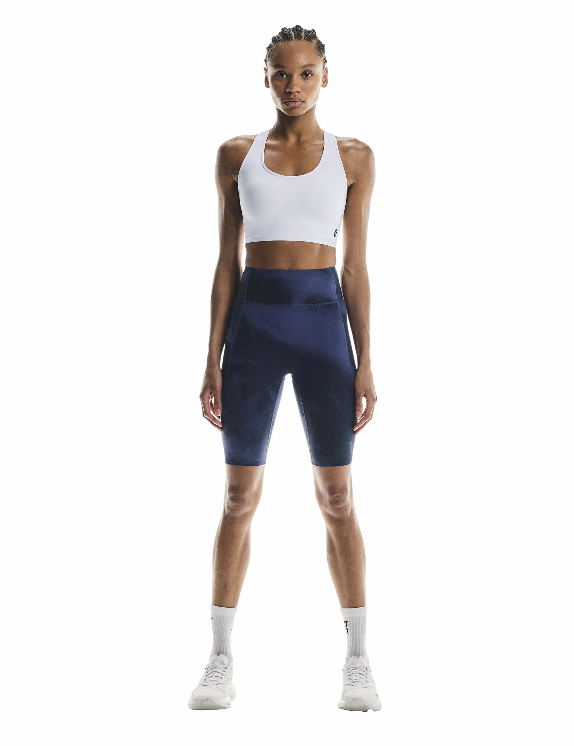 Train Bra - White Wrinkle-Resistant