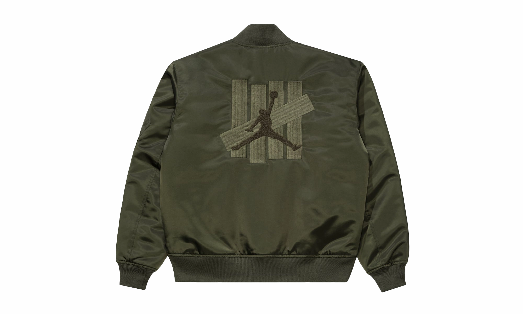 Star Fit Spirit Glow UNDEFEATED X JORDAN BOMBER JACKET "CARGOKHAKI/ BRIGHTMANDARIN"