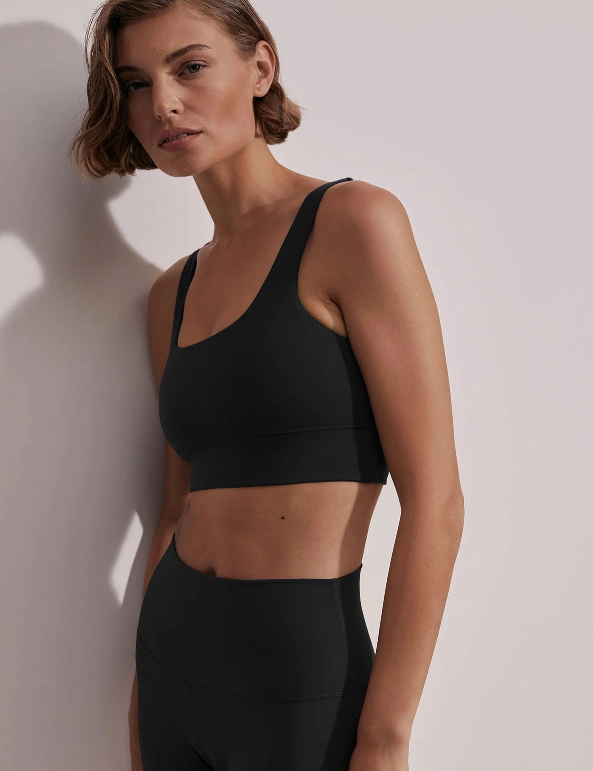 Racerback Design Flexible FreeSoft Cori Bra - Black