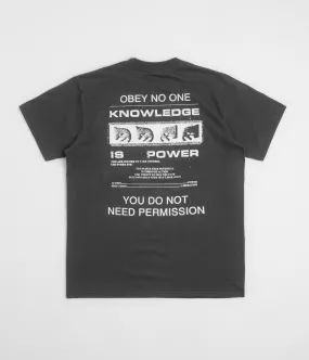 Obey Permission T-Shirt - Vintage Black hotel event
