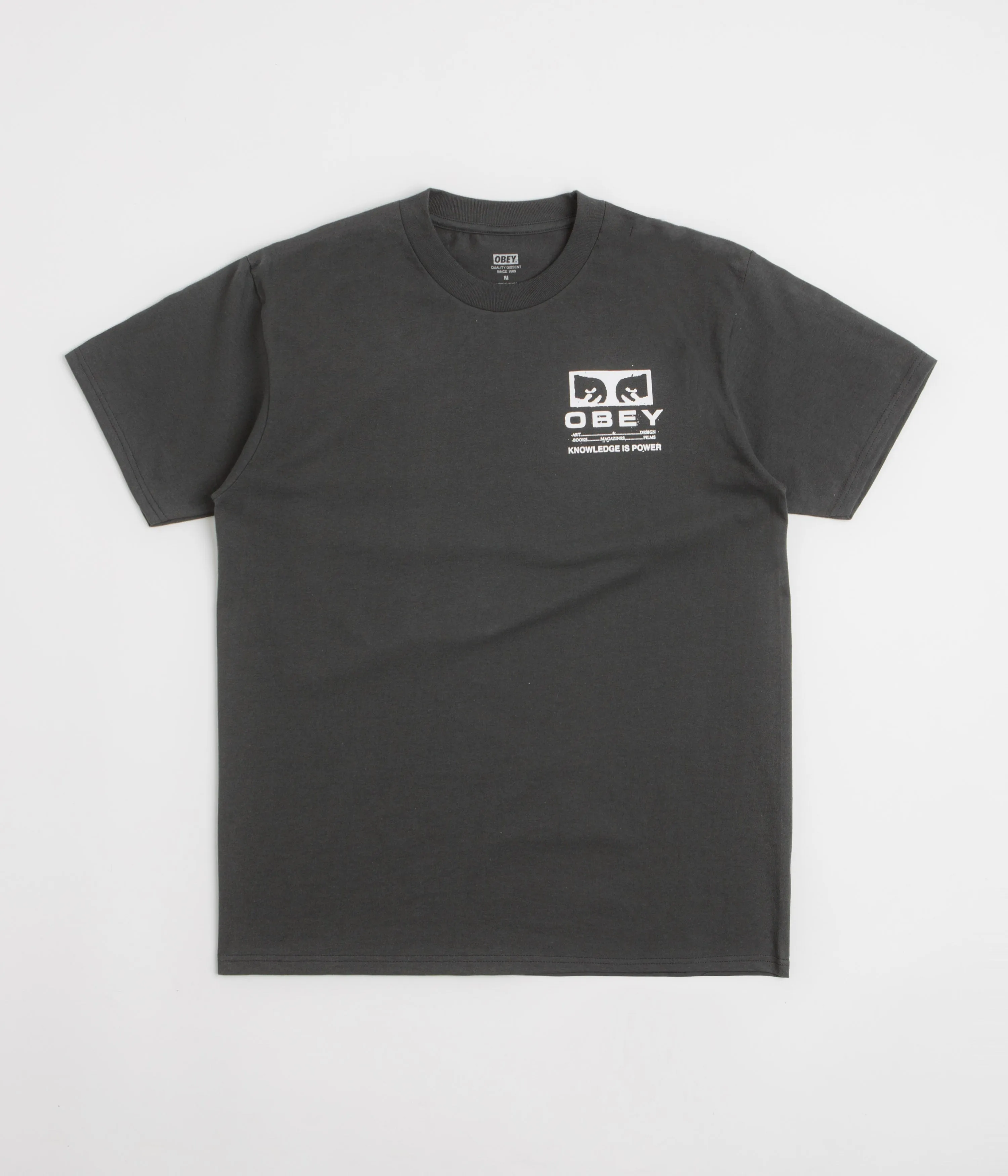 Obey Permission T-Shirt - Vintage Black functionality Skating