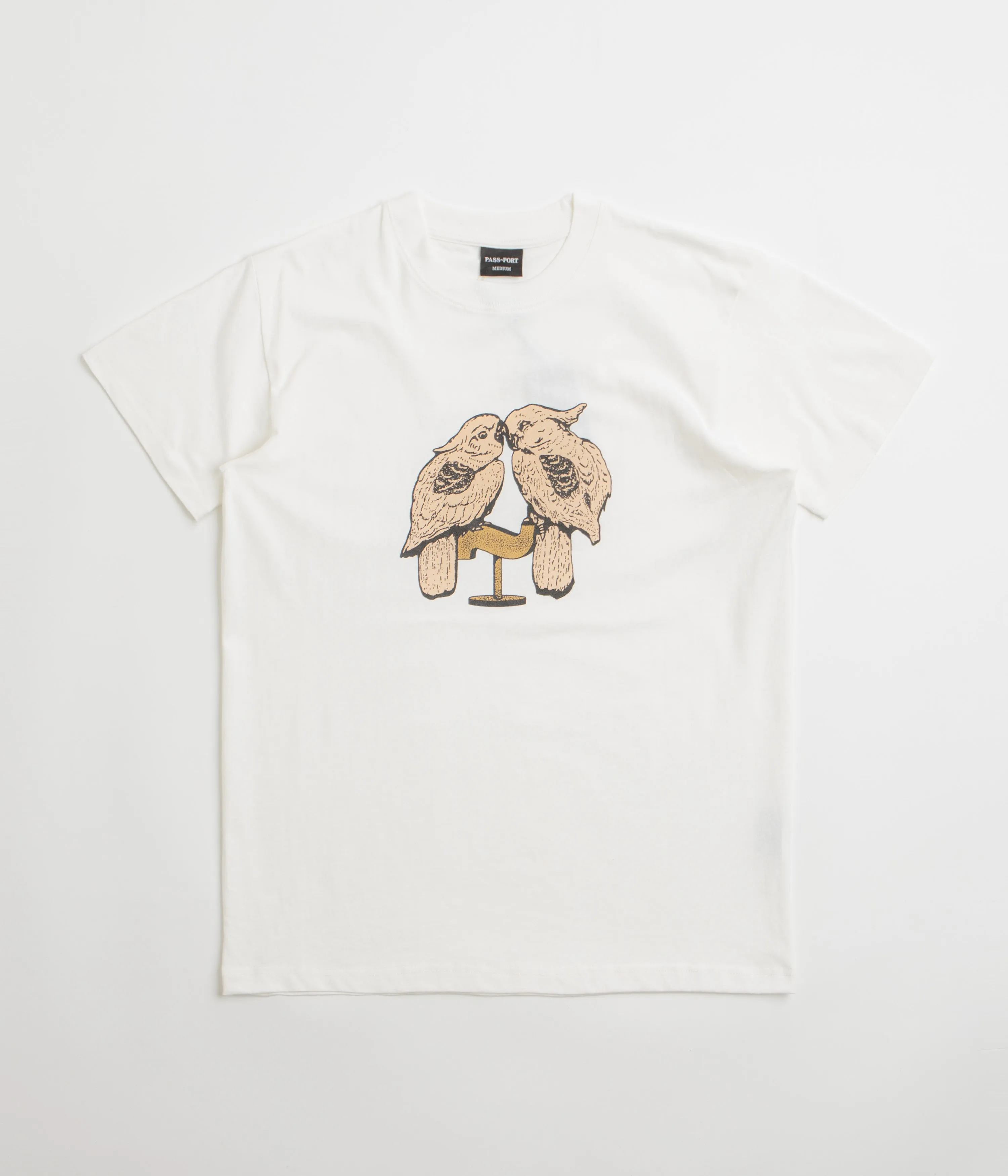 Pass Port Nesting T-Shirt - White sequin Long Length