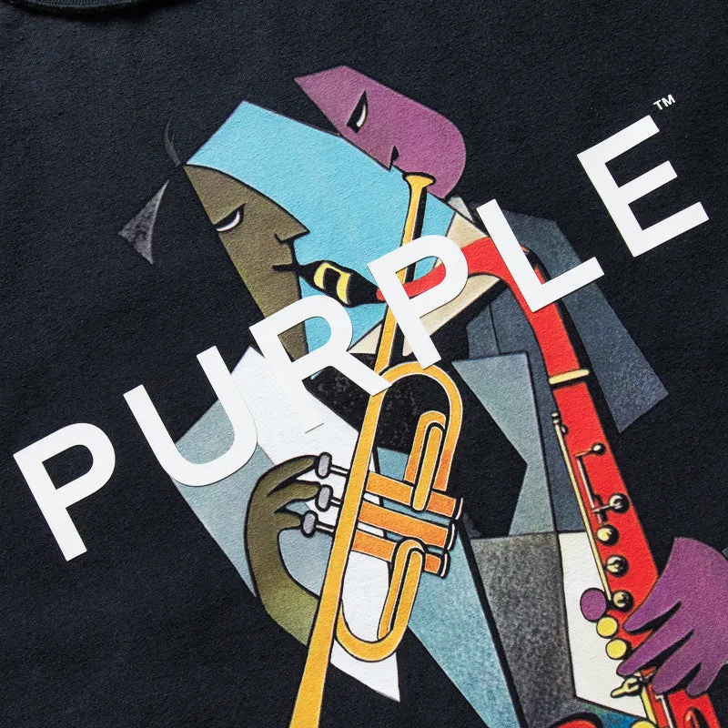 Indoor Event bold hem Purple Brand x Politics Essence Fest Tee - Black