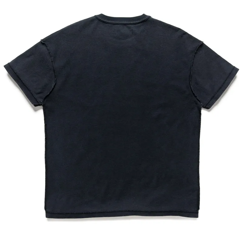 Skating Modern Design Purple Brand x Politics Essence Fest Tee - Black