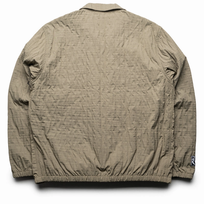 Pleasures Rescue Pleated Track Jacket - Olive Wilderness