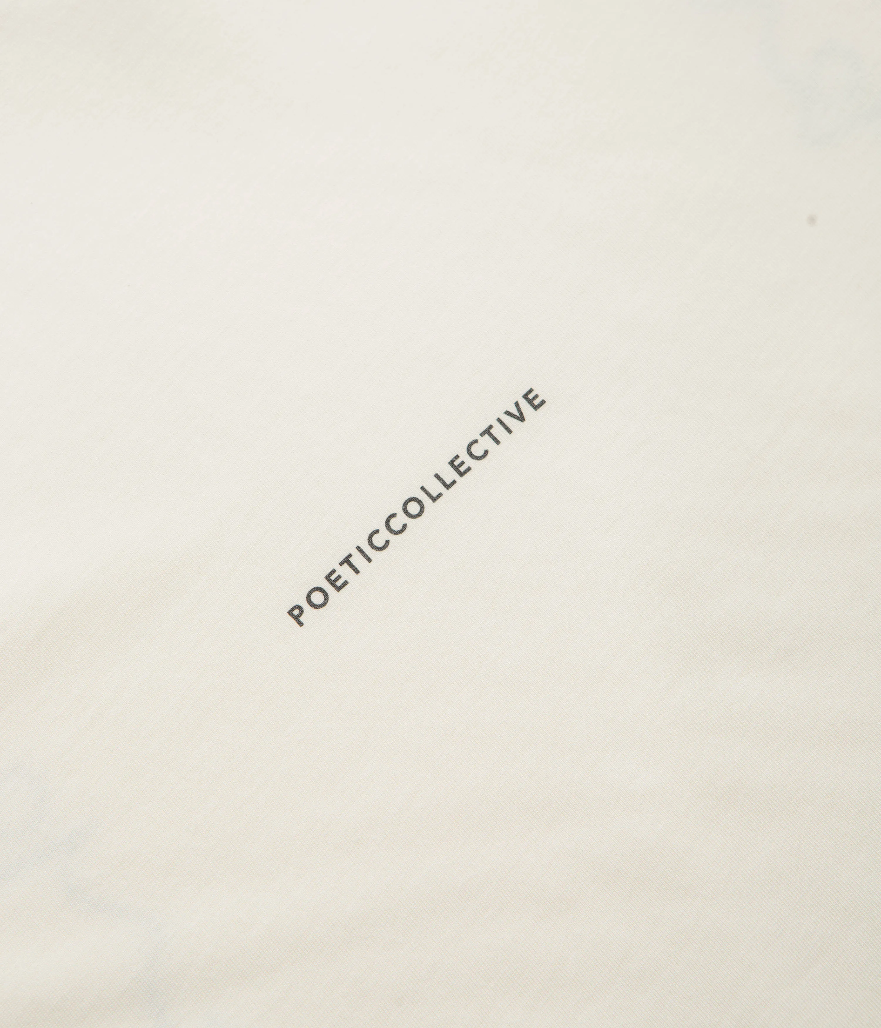 cape silhouette Poetic Collective Crayon Chain T-Shirt - Ivory