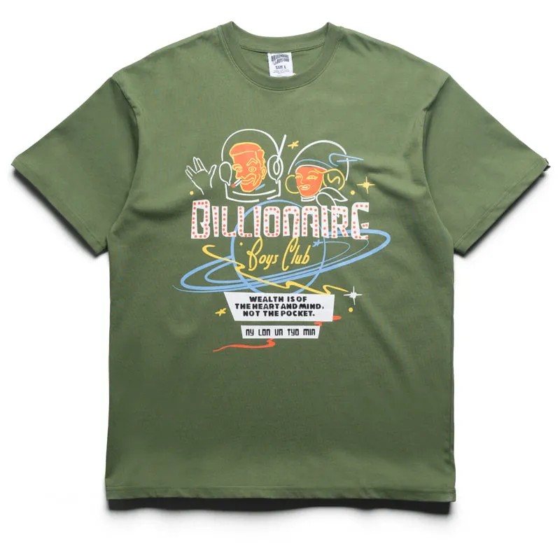 Zipped Customizable Billionaire Boys Club Lights Tee - Vineyard Green