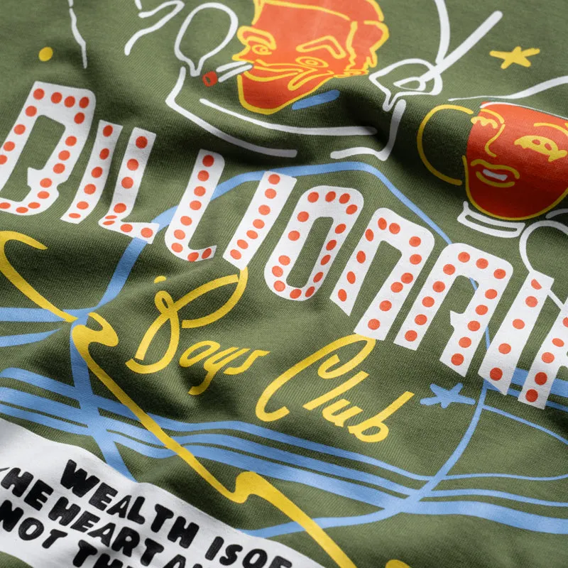 Office Wear Billionaire Boys Club Lights Tee - Vineyard Green