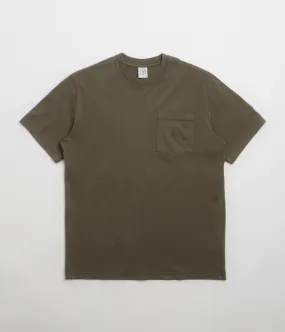 Polar Pocket T-Shirt - Brown Low-quality ping pong venue